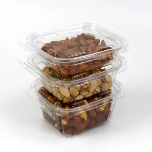 防篡改方形铰链容器带平盖