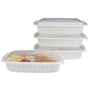 跨境现货方形透明加厚PP餐盒500ml外卖打包盒可定制