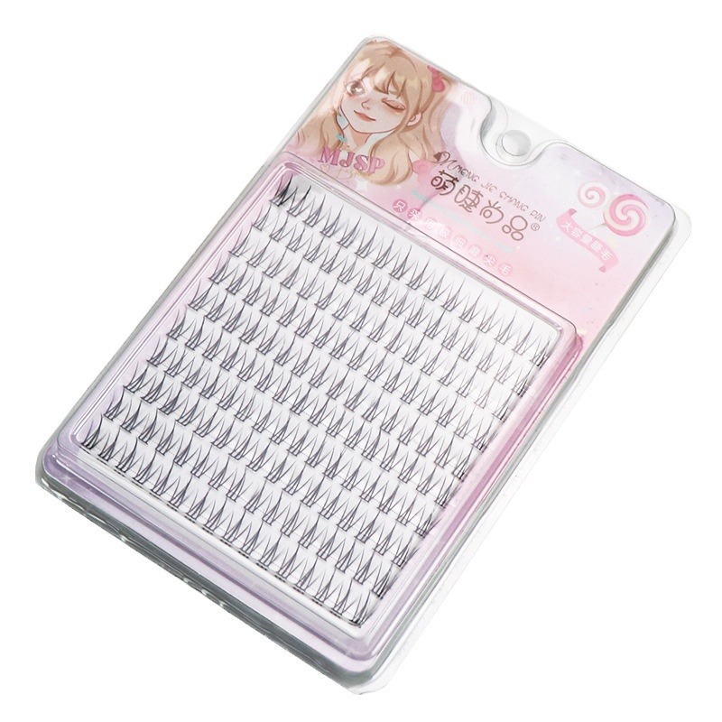 跨境专供 睫毛吸塑包装 PET 透明对折泡壳 化妆品定制内托展示盒