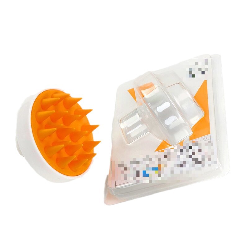 跨境专供 头皮梳吸塑包装 一次性透明日化泡壳 化妆品包装定制