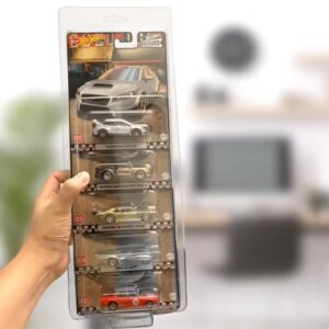 跨境合金小汽车玩具包装盒 一次性透明对折吸塑盒 加长款多辆装玩具套装内衬