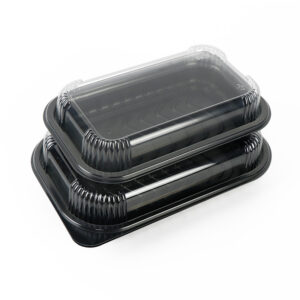 食品级PP吸塑气调盒 商超同款一次性加厚锁鲜盒 黑色烤鸡腿生鲜外卖打包盒 跨境全平台适配