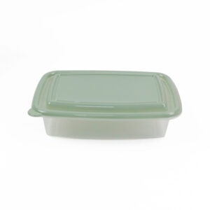 跨境专供 PP环保打包盒 1000ml单格快餐盒 防漏轻食外卖便当盒 三色可选可印LOGO