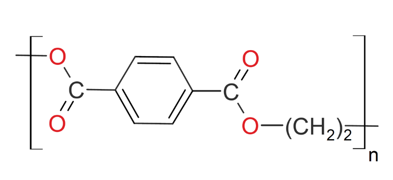 PET的化学结构图示